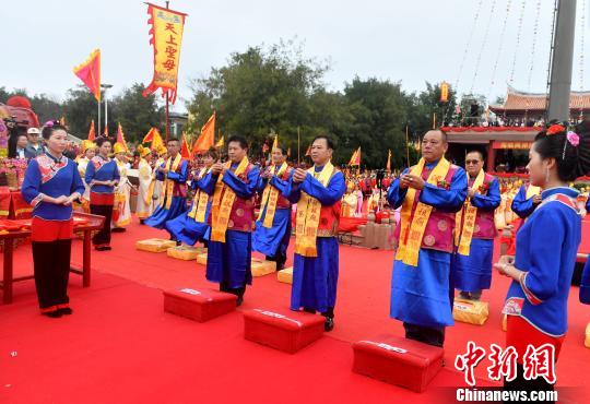 海內外信眾海祭媽祖紀念媽祖升天1031周年